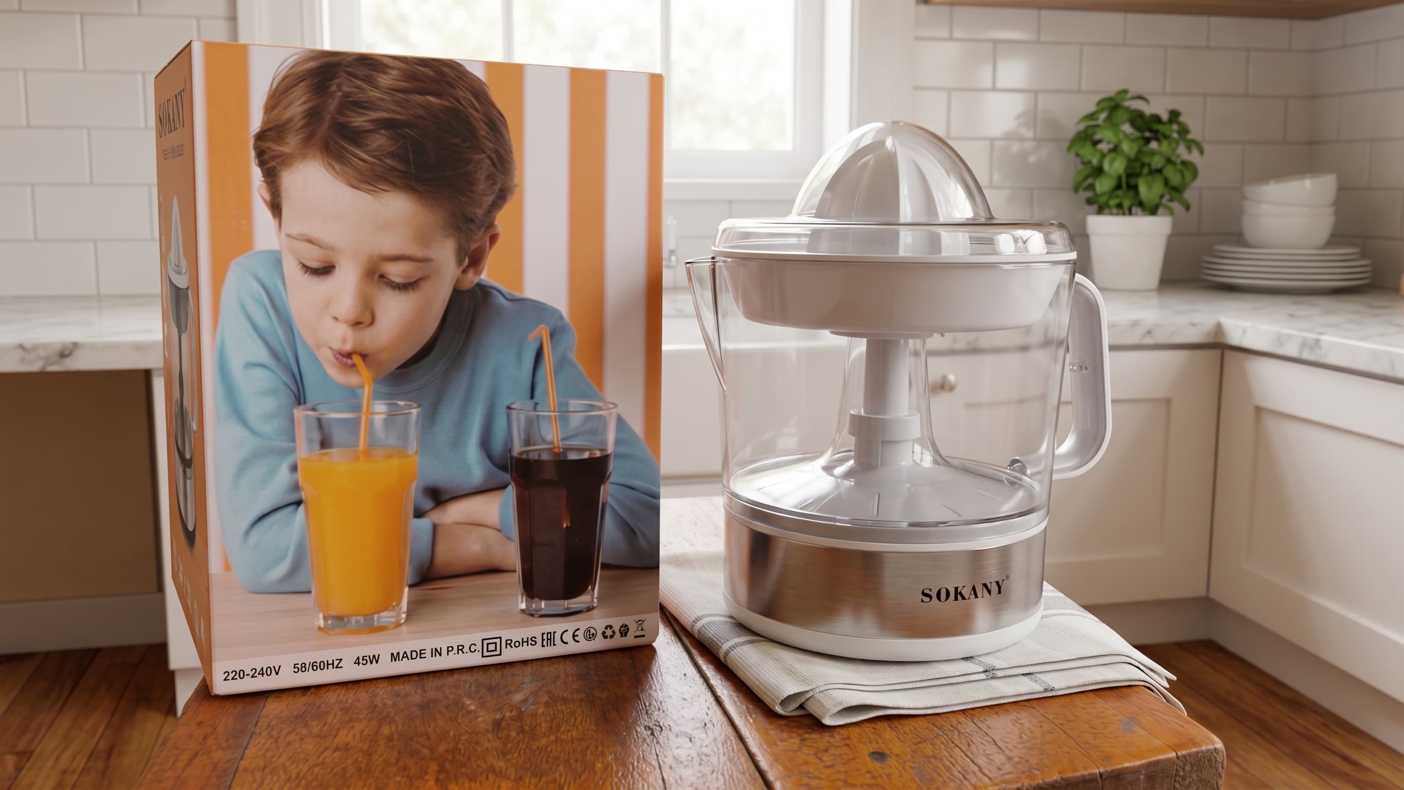 blender ya kumenyea machungwa